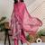 Women Floral Printed Regular Mirror Work Kurta With Trousers & Dupatta Kurta Sets