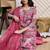 Women Floral Printed Regular Mirror Work Kurta With Trousers & Dupatta Kurta Sets