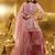 Women Embroidered Crushed Organza Silk Kurta Set with Dupatta