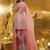 Women Embroidered Crushed Organza Silk Kurta Set with Dupatta