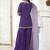 Women Floral Thread Sequinned Embroidered Kurta with Palazzos & Dupatta Set