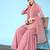 Women Pink Embroidered Kurti with Sharara & With Dupatta