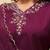 Purple colour Embroidered Kurti & Sharara Sets