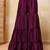 Purple colour Embroidered Kurti & Sharara Sets