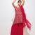Ethnic Motifs Embroidered Thread Work Georgette Straight Kurta & Sharara & Dupatta