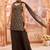 Women Floral Embroidered Regular Thread Work Kurta with Sharara & With Dupatta