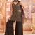 Women Floral Embroidered Regular Thread Work Kurta with Sharara & With Dupatta