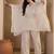 Women Floral Thread Embroidered Top and Palazzo Co-Ords Set