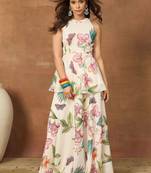 Floral Printed A-Line Top With Skirt Co-Ords