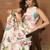 Floral Printed A-Line Top With Skirt Co-Ords