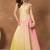 Romantic Florals Organza crop top lehenga choli