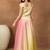 Romantic Florals Organza crop top lehenga choli