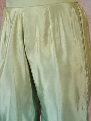 Blue colour Organza Embellished Tunic with Palazzos 5