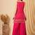 Pink colour kurta set with palazzao