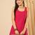 Pink colour kurta set with palazzao