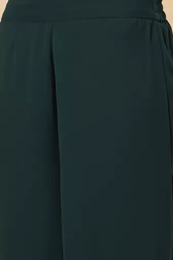 Team Green Printed Kurta with palazzo set 