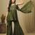 Green Embroidered Sleeveless Kurta set