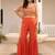 Oranage Embellished Square Neck Top & Sharara With Shrug