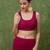 Rani Pink Embroidered Crop Top With Shrug & Palazzos