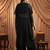 Black colour Women Embroidered Top Shrug With Palazzo set