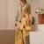 Cream colour Floral Embroidered Tunic with Palazzos