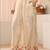 Cream colour Floral Embroidered Tunic with Palazzos