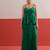 Green colour Shadow Work Embellished Top with Skirt