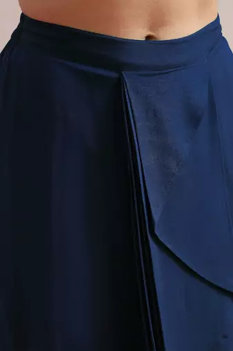 Shadow Work Embroidered Top with Skirt