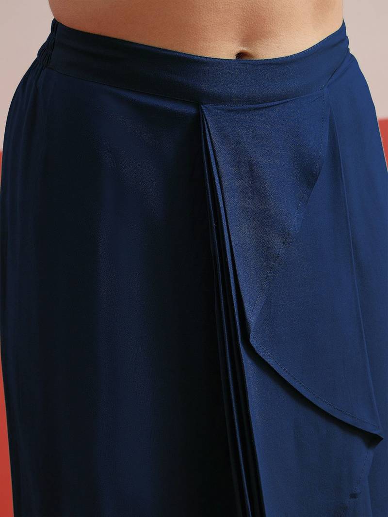 Shadow Work Embroidered Top with Skirt