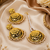 Pearl fringe floral filigree earring tikka set