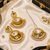 Traditional pearl chandbali earring tikka set