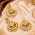 Traditional pearl chandbali earring tikka set