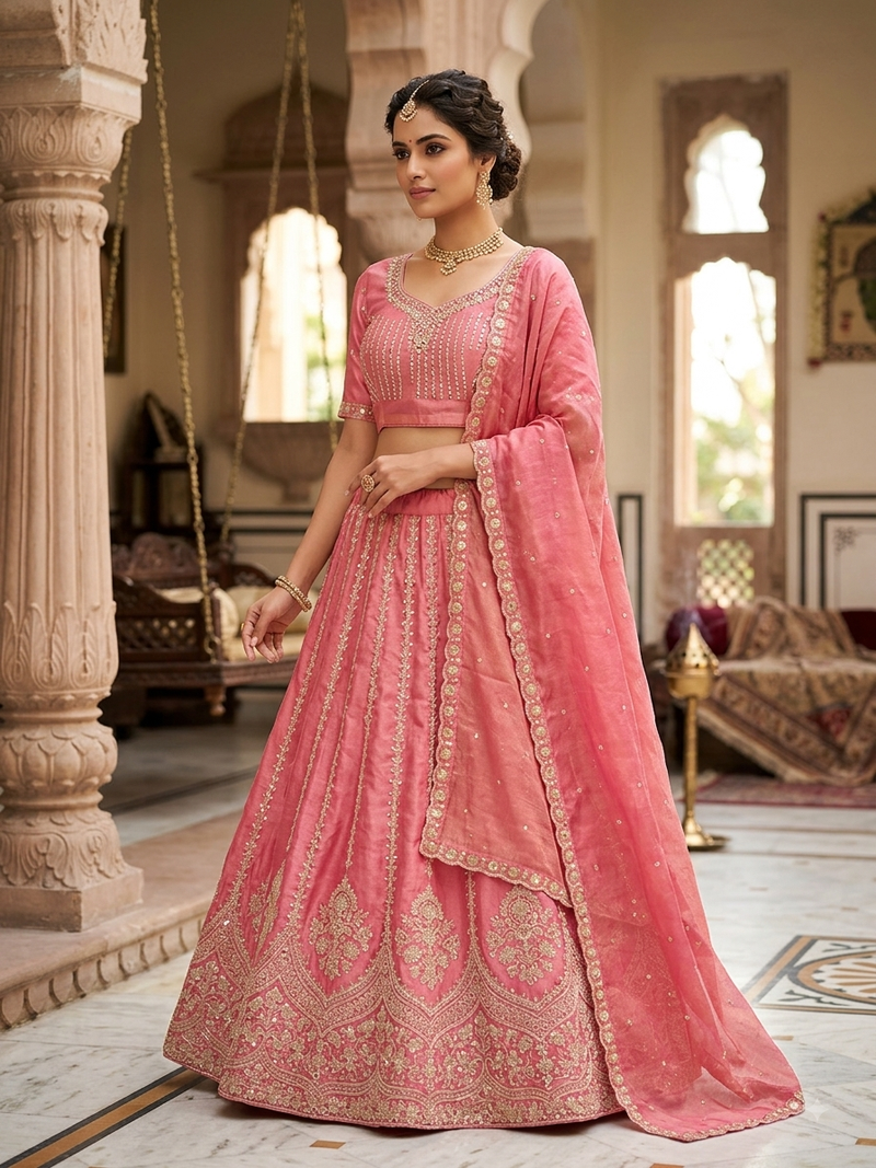 designer fancy party wear beautifull lehaga 