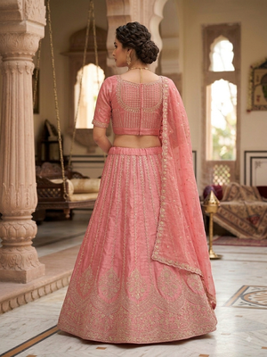 designer fancy party wear beautifull lehaga  3