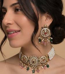 Multi-gemstone heritage choker set