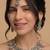 Silver-tone teardrop polki choker set with maang tikka