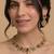 Navratna polki pendant choker set