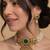 Rajwadi emerald heritage choker set