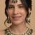 Emerald teardrop polki choker set with maang tikka