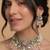 Rose quartz & silver-tone statement choker set