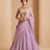 LAVENDER BANARASI viscose LEHENGA CHOLI WITH DUPATTA
