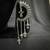 Oxidised Silver Chandbali Jhumka Earrings for Women, Long Chain Tassel Ethnic Jewellery for Navratri & Wedding