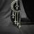 Oxidised Silver Chandbali Jhumka Earrings for Women, Long Chain Tassel Ethnic Jewellery for Navratri & Wedding