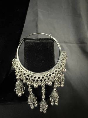 Oxidized Silver Chandbali Earrings for Women | Traditional Jhumka Dangle Earrings | Indian Ethnic Festive Jewellery 4