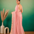 Cream Embroidery Beats Sequin Floral Work And Lightweight Tissue Linen Saree With Unstitched Blouse