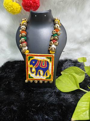  traditional ghungroo necklace set for women  1