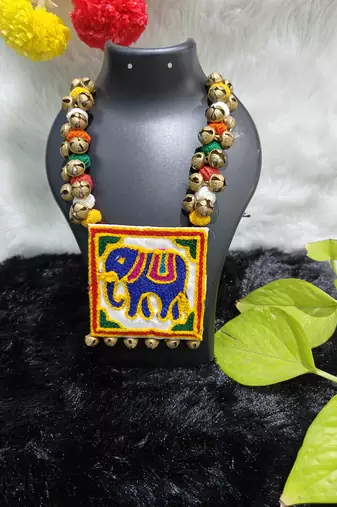  traditional ghungroo necklace set for women 