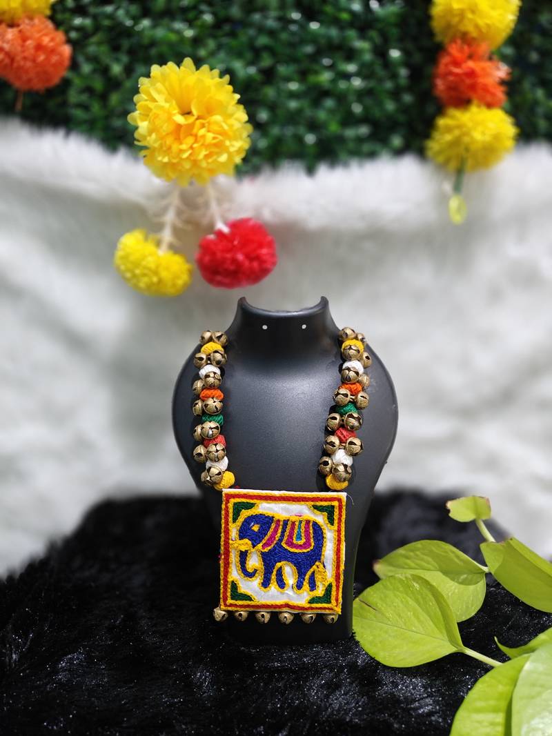  traditional ghungroo necklace set for women 