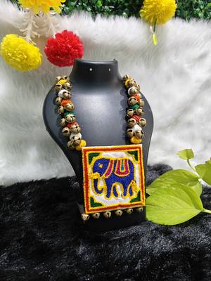  traditional ghungroo necklace set for women  4