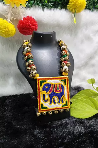  traditional ghungroo necklace set for women 